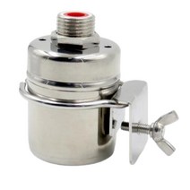 STK 워터 타워 풀 농장 용 금속 플로팅 볼 밸브 차단 제어, 실버, 304 스테인레스 스틸