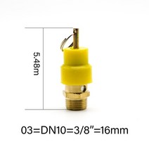 에어콤프레샤부품 18quot 143939 38quot 12quot bsp 8kg 120psi 공기 압축기 안전 릴리프 밸브 압력 배관용기용 압력 해제 조절기, 03