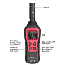 라돈측정기 방사능 측정기 가이거 계수기 전자기파 방사선 테스터 선량계 109791, 하얀