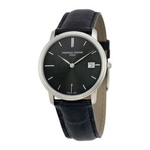 Frederique Constant 프레드릭 콘스탄트 Slim 슬림 Line 라인 Black 블랙 Sunray Men 남성 Watch