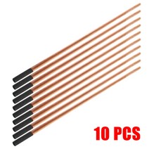 10pcs 공기 탄소 아크 Gouging 막대 전극 4-12mm Dia Carbones Copperclad 둥근 흑연 전극로드, 02 5mmx355mm