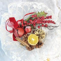 스노우 크리스마스 레드 베리 벨 걸이, 상세 설명 참조