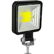 Auto LED Work Light Assembly COB Headlight 12V 24V 플러드 빔 For Car Walking 트랙터 오프로드 보트 굴, 한개옵션1, 01 1PCS Square 1 COB