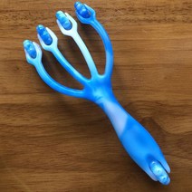 페이스롤러 니들롤러 마사지롤러 허리 등 목 및 다리 용 4 륜 볼 포인트 롤링 수동 마사지 뷰티 슬리밍, 02 Blue, [02] Blue