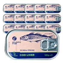 ATLANTIC FISH 대구간 (CANNED COD LIVER) 120g