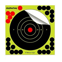 JingZhouYang Shooting Targets 6.5 Inch Self Adhesive Paper Reactive Splatter Targets Stickers 100 7, 1