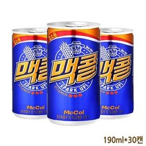 일화 맥콜 190mlx30캔., 상세페이지 참조, 190ml