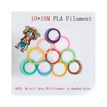 3D펜 쓰리디펜 3d 펜 3D 프린터 175mm Pla 필라멘트 복사 보드 프린팅 드로잉 오리지널 디자인 충격 방지 홀더, Pla filagment _10 color 10M