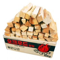 국내산 참나무 오크우크 장작 10KG 캠핑 불멍