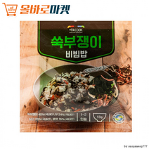 국내산 나물 깨끗한 먹거리 쑥부쟁이 비빔밥 3개입