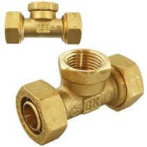 pdg# 코텍 황동이음쇠 속T형 ( W-6847 ) 15A 엑셀파이프 연결 수도배관 엑셀부속 수도부속, 1