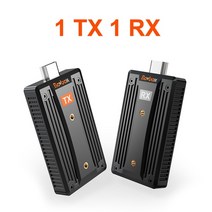 무선영상송수신기 4k 60hz 580ft 미니 오디오 비디오 이미지 무선 전송 hdmi 익스텐더 송신기 수신기 ps4 pc 카메라 라이브 스트리밍 166, 1TX 및 1RX, EU 플러그