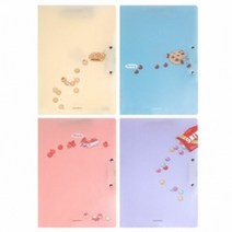PP 더블 레버 화일 (몽알몽알) 서류정리화일 문서정리케이스 더, 단품