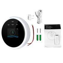 가스 누설 감지기 누출 측정기 탐지기 휴대용 경보기 캠핑용 가정용 Wifi 가스 누출 감지기 화재 경보 LCD 디스플레이 스마트 Wi-Fi 천연 가스LPG 테스터 공기 품질 모니터, 협력사, USB 유형