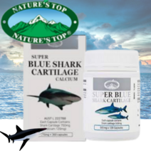네이쳐스탑 정품 청 상어연골 칼슘 인 500mg 120캡슐 호주, 1개