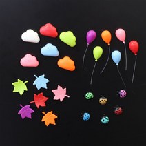 디자인 마그넷 칼라자석 4종 SET 신혼집선물 인테리어소품 판 스마일 냉장고 화이트보드 모형, 1.구름(6P)