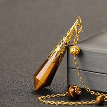 Neirny 재물복을 가져다주는 펜던트 파워스톤 탐지기 다우징 수맥찾기 팬듈럼 천연 크리스탈, J개