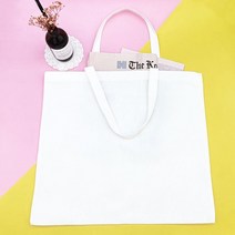 캔버스 그림 판촉 무지 숄더백 가방 에코백 캔버스백 가로L 화이트
