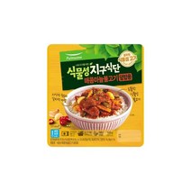 풀무원지구식단 가정식 식물성지구식단 매콤마늘불고기 덮밥용 (165gx1EA) 별식 술안주 간편식 캠핑 혼밥 자취 튀김, 3개