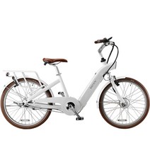 BESV 가벼운 클래식 전기자전거, 24인치, 오피셜 스탠다드 화이트