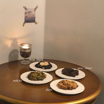 카페오늘 간식 스모어 수제 쿠키 결혼 답례품 플레인, 말차크림치즈, 본상품선택