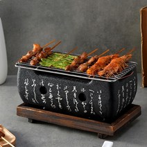 일본식화로 대형 그릴 불판 가정용 캠핑용 개인화로개인화로대 1인용화로대 캠핑화로 캠핑용미니화로 캠핑용화로대 업소용화로 미니화로세트 경수진 일본식그릴 미니화로대, 일본화로 대형+연료5P