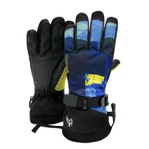 스키장갑 남녀 방수터치 겨울 보온 도톰 아웃도어 라이딩 장비 스노보드 보호대 성인, 드림 스노우 마운틴
