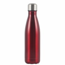 dengcardRoad 야외에서요 스포츠 주전자요 스테인리스 스틸입니다. 보온병, 500ml, 투명레드