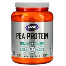 Now SPORTS 나우푸드 완두 단백질 피(PEA) 프로틴 완두콩 단백질 식물성 단백질보충제 순수 무향 907 g(2LBS), NOW 완두콩 단백질보충제 순수 무향 907 g, 1PACK
