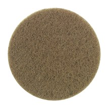 원형수세미(찍찍이)VELCRO/2~7인치/갈색#120번거칠기/공업용수세미/수세미흡진환/3인치/4인치/5인치, 7