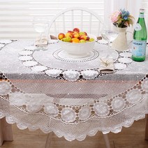 기타 바보사랑[리빙톡톡]DS-J556뜨개 원형 매트 (138cm) 주방 데코 소품
