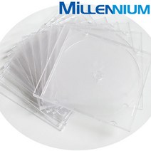 공CD DVD 투명슬림케이스 50장 CD케이스 CD보관함, 단일속성