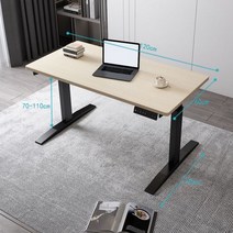 모션데스크 리프트업 테이블 데스크 책상 높낮이테이블 스탠딩 높이조절 모션테이블, 10-블랙 싱글 모터 데스크 프레