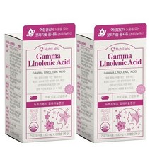 뉴트리랩스 감마리놀렌산 600mg 60캡슐 x 2박스 미국산 피부과민 면역과민개선 혈행개선 월경증후군 생리영양제