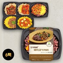 포르미 인생덮밥 6종6팩 고기구성 덮밥도시락 간편식 볶음밥 배부른 한끼도시락, 1세트, 280g