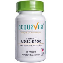 acquavita 아쿠아 비타 비타민 D1000 60 정 2개월분, 1개