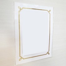 투명 POP 벽 아크릴판 얇은 사각 원산지 표시판 투명 아크릴 엘리베이터 꽂이 A3 세로