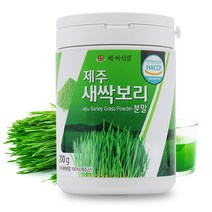 제주산 새싹보리 분말가루 200g HACCP 인증제품, 4통
