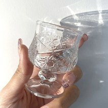 ChenHao 크리스탈 양주잔 50ml 6P 세트, 국화