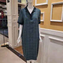 BCBG 비씨비지 여름신상품22 카다시 린넨 체크 원피스
