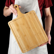 대나무 빵진열트레이 혼밥트레이 나무식판 옛날쟁반 24x27cm