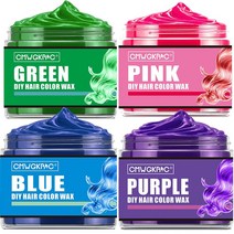 4 Colors Temporary Hair Color Wax 4컬러 염색 헤어왁스