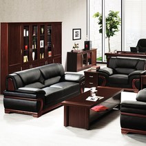 카리브 고급 중역 가죽소파 - 3인용, 단품