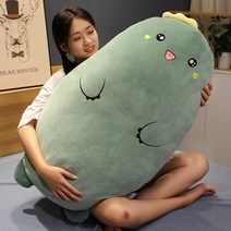 귀여운 캐릭터 안고자는베개 모찌모찌 바디필로우, 공룡_50CM(커버분리형)