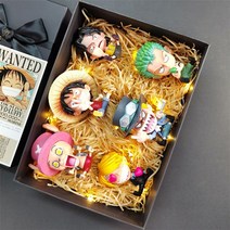 차량용 피규어 에스 로드 미니 원피스 장식품, 절묘한 선물 상자 + 받침대 + 조명 + 인사말 카드, 21.스푸프 원피스 6종 / 높이 약 10cm