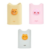 홈앤키즈 카카오프렌즈 탁상 입체 스윙 휴지통 (라이언 어피치) 미니휴지통, 입체 스윙 휴지통_어피치(연핑크)