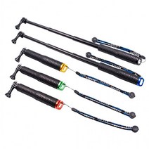 GOPRO HERO 8 셀카봉 모노포드 셀피스틱 그립 핸들, 레드