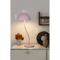 헤이즈스튜디오 장스탠드 이케아 머쉬룸 루이스폴센 활장 플로어스탠드, 핑크 단스탠드 12W 3색조명