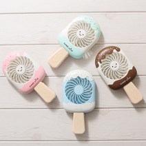 알사탕닷컴 아이스크림 선풍기, 핑크, 아이스크림선풍기
