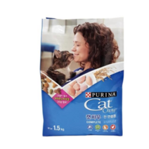 퓨리나 캣차우 완전 영양식 고양이 사료, 1.5kg, 2개